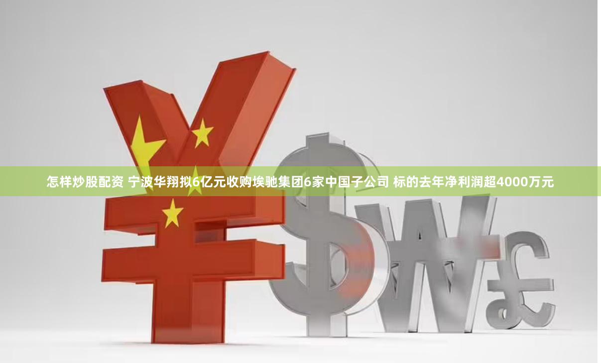 怎样炒股配资 宁波华翔拟6亿元收购埃驰集团6家中国子公司 标的去年净利润超4000万元